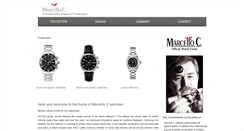 Desktop Screenshot of marcelloc-watches.com